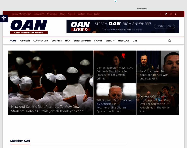 Oann.com thumbnail
