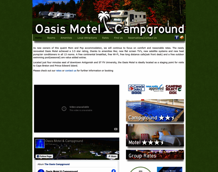 Oasismotelcampground.ca thumbnail