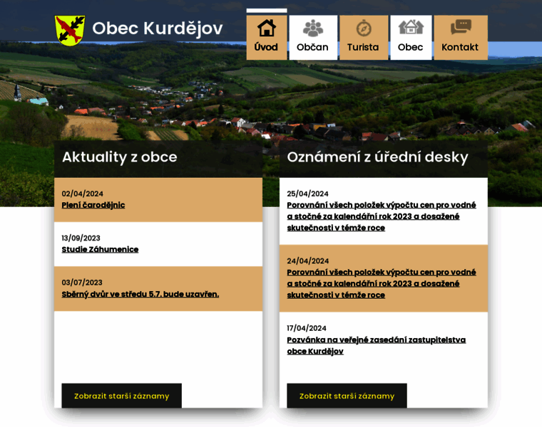 Obec-kurdejov.cz thumbnail