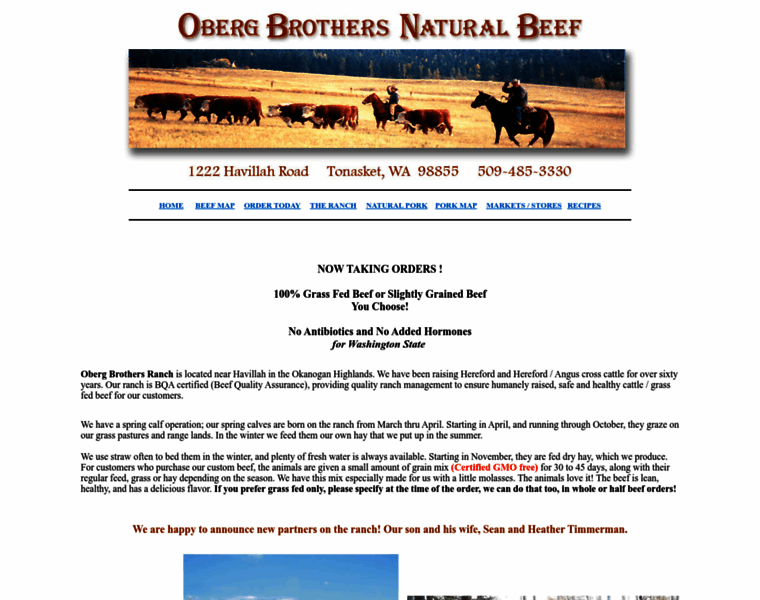 Obergbrothersnaturalbeef.com thumbnail