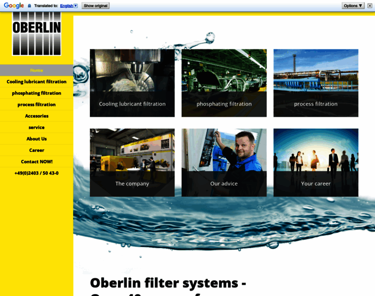 Oberlin-filter.de thumbnail