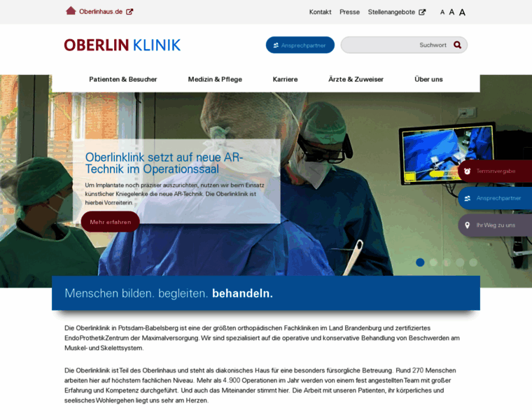 Oberlin-klinik.de thumbnail