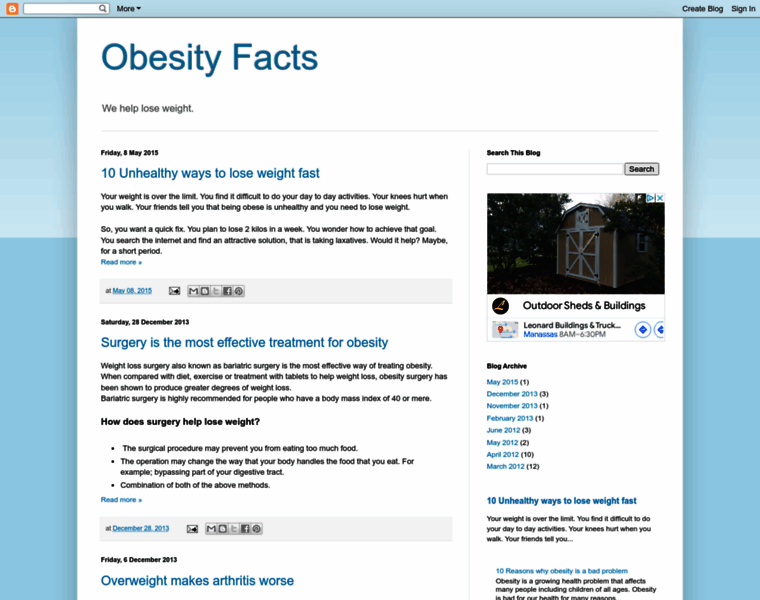 Obesity-info.com thumbnail