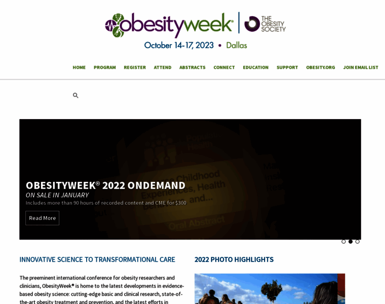 Obesityweek.org thumbnail
