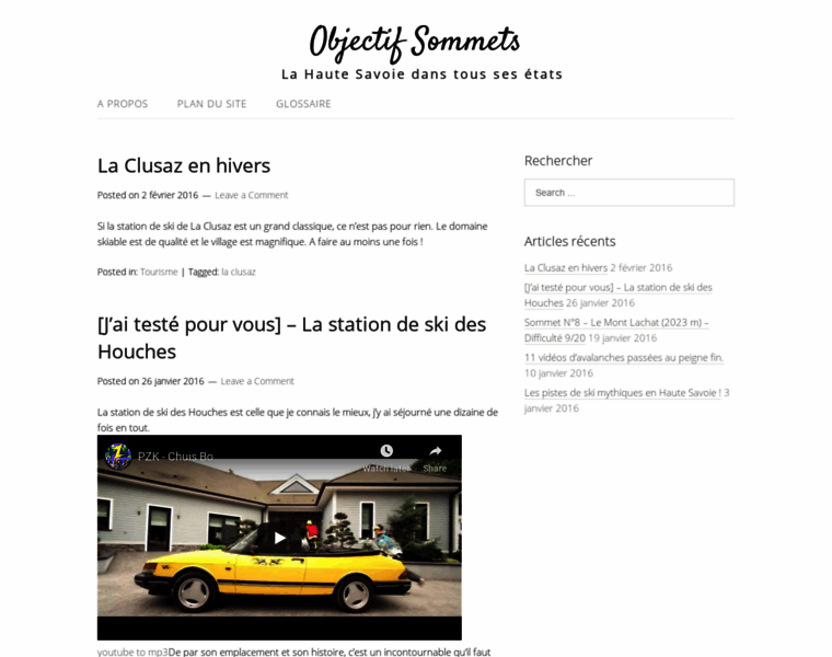 Objectifsommets.fr thumbnail