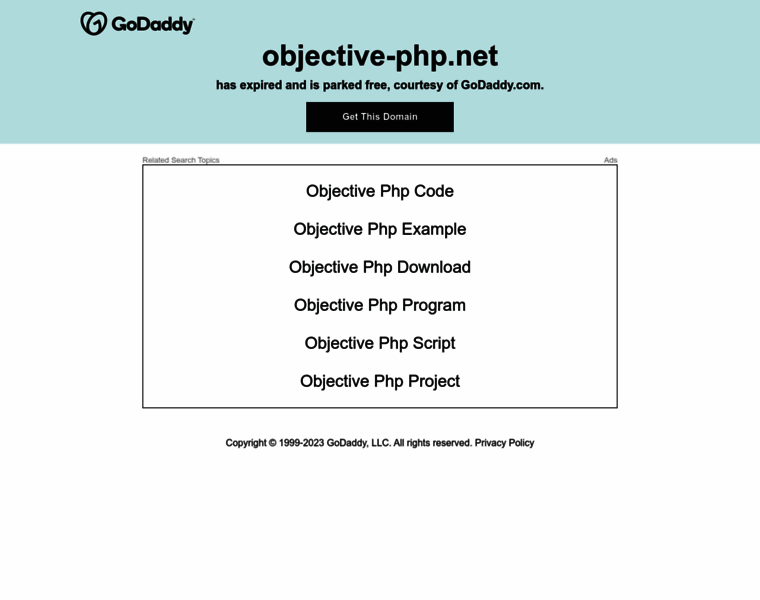 Objective-php.net thumbnail