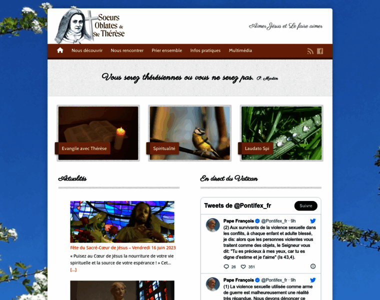Oblates-sainte-therese.fr thumbnail