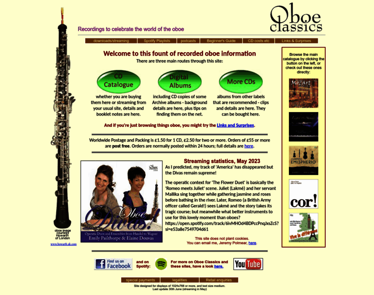 Oboeclassics.com thumbnail