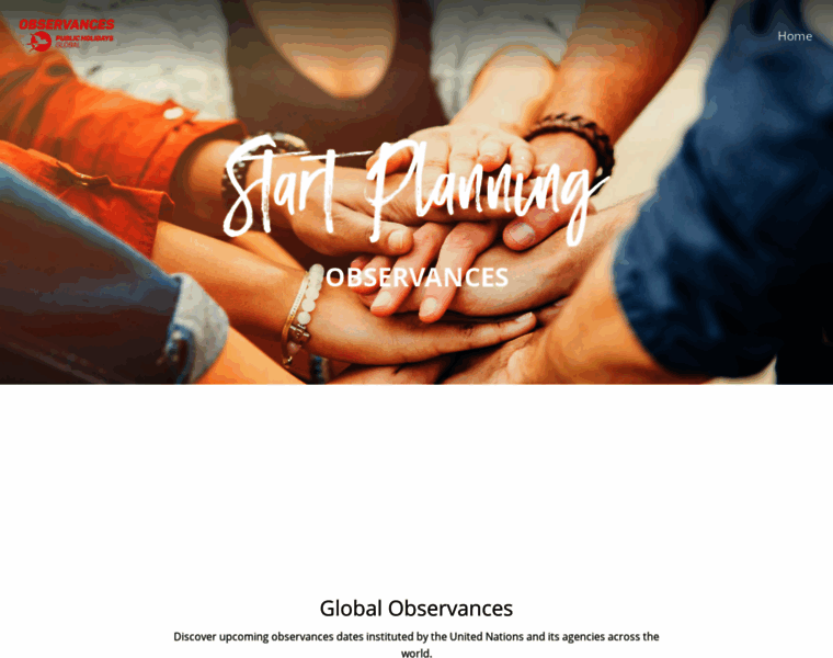 Observances.global thumbnail