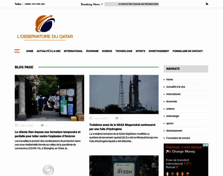 Observatoire-qatar.com thumbnail