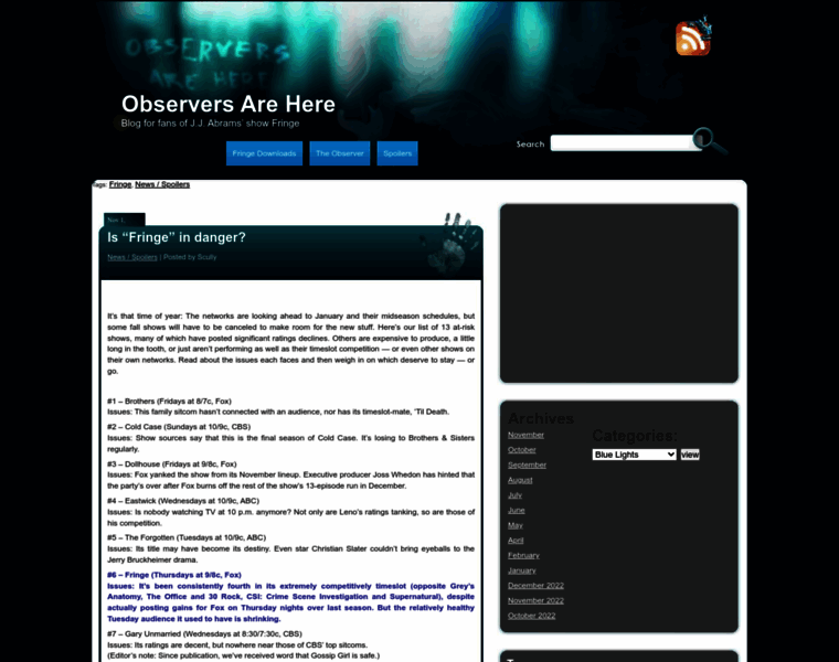 Observersarehere.com thumbnail Observersarehere.com thumbnail