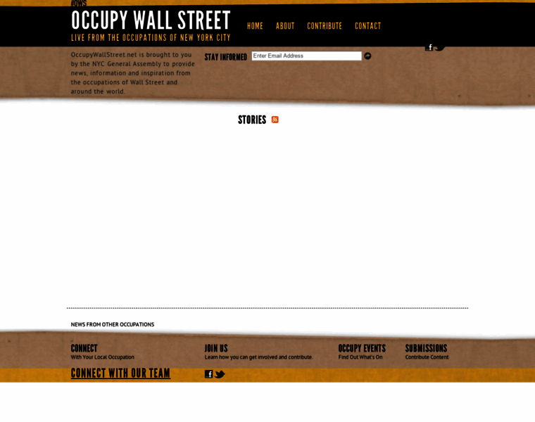 Occupywallstreet.net thumbnail