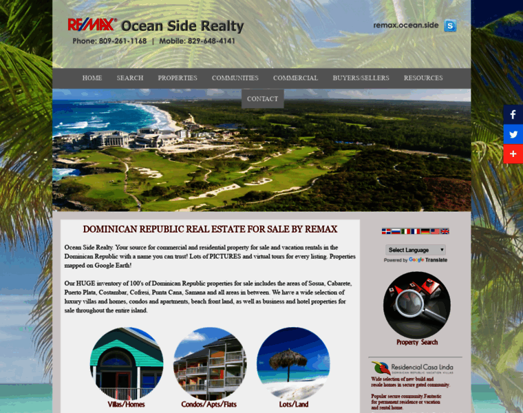 Ocean-side-realty.com thumbnail