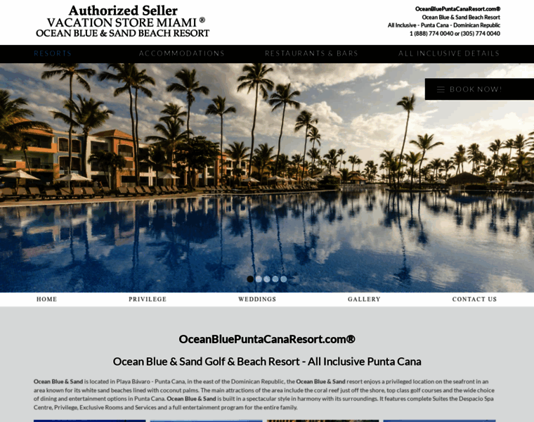 Oceanbluepuntacanaresort.com thumbnail