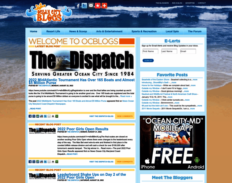 Oceancityblogs.com thumbnail