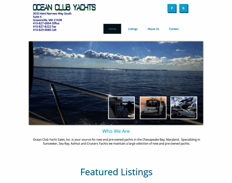 Oceanclubyachts.com thumbnail