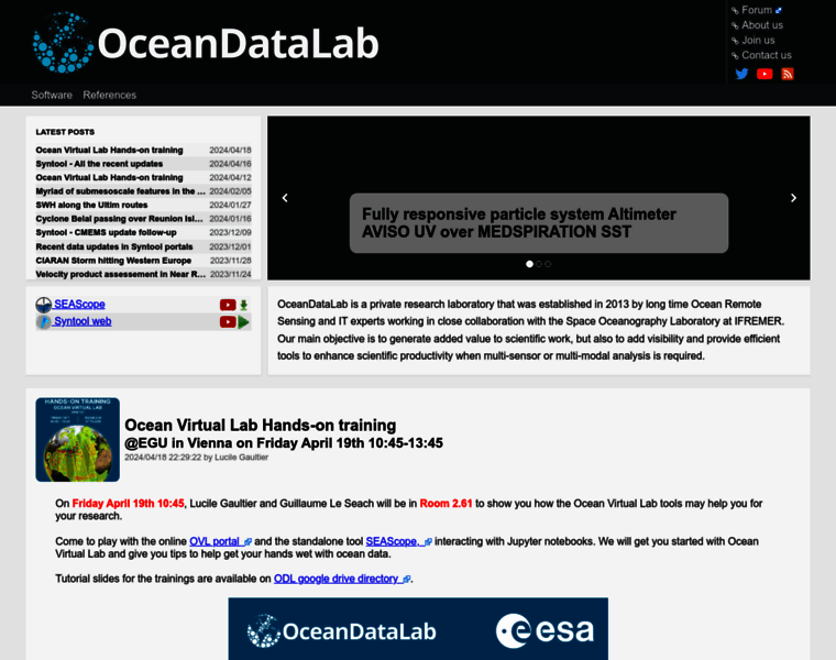 Oceandatalab.com thumbnail