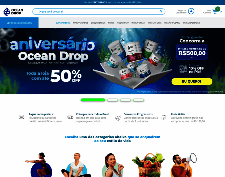 Oceandrop.com.br thumbnail