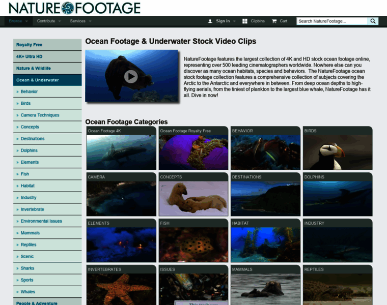 Oceanfootage.com thumbnail