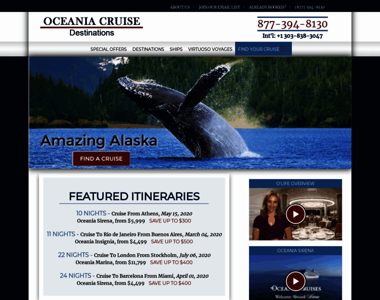 Oceaniacruisedestinations.com thumbnail