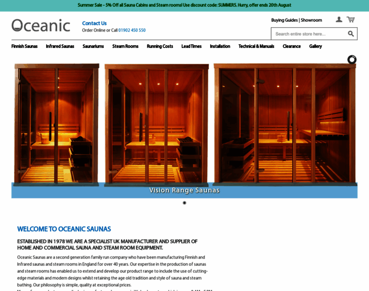 Oceanic-saunas.co.uk thumbnail