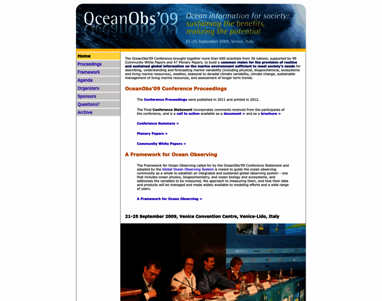 Oceanobs09.net thumbnail