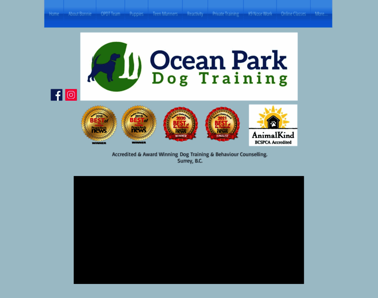 Oceanparkdogtraining.com thumbnail