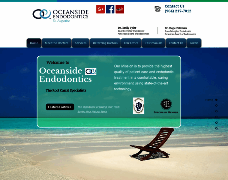 Oceansideendo.com thumbnail