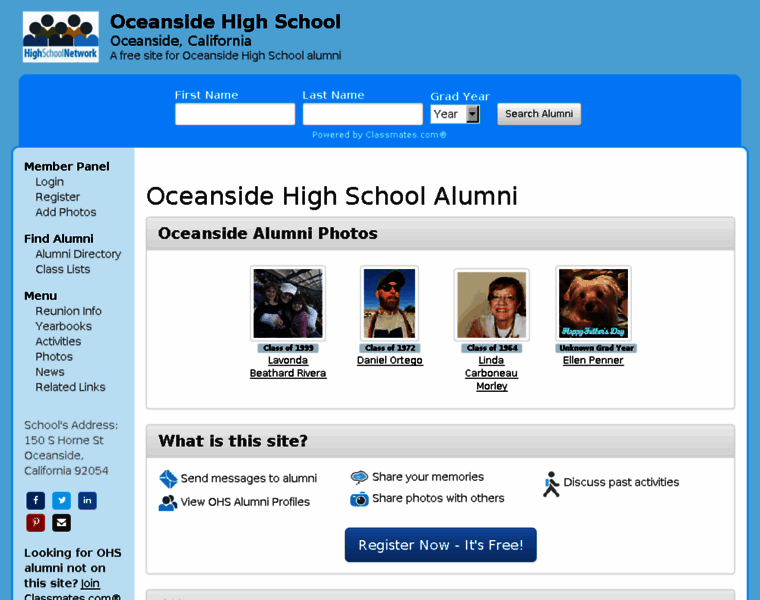 Oceansidehighschool.org thumbnail