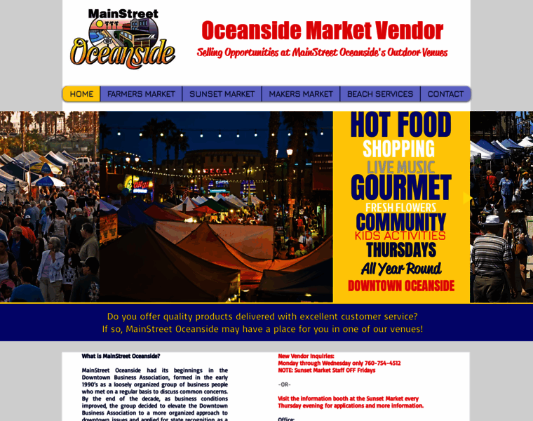 Oceansidemarketvendor.com thumbnail