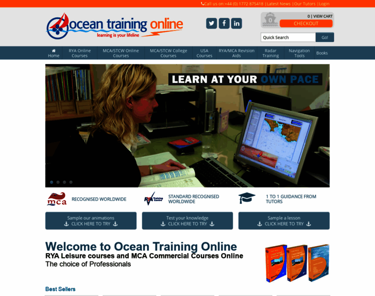 Oceantraining.com thumbnail
