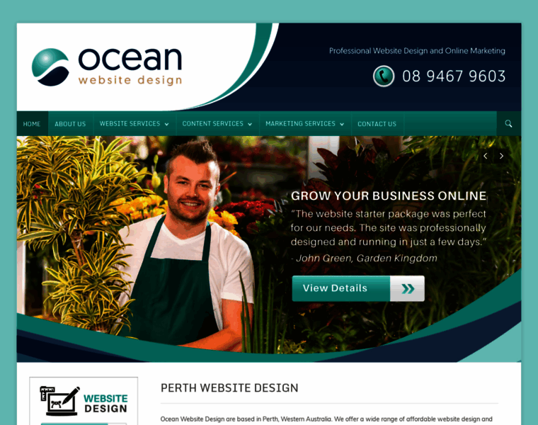Oceanwebsitedesign.com.au thumbnail