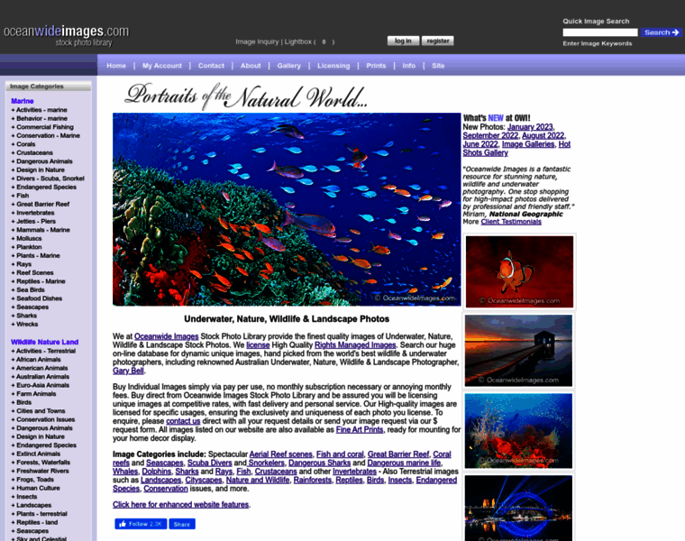 Oceanwideimages.com thumbnail
