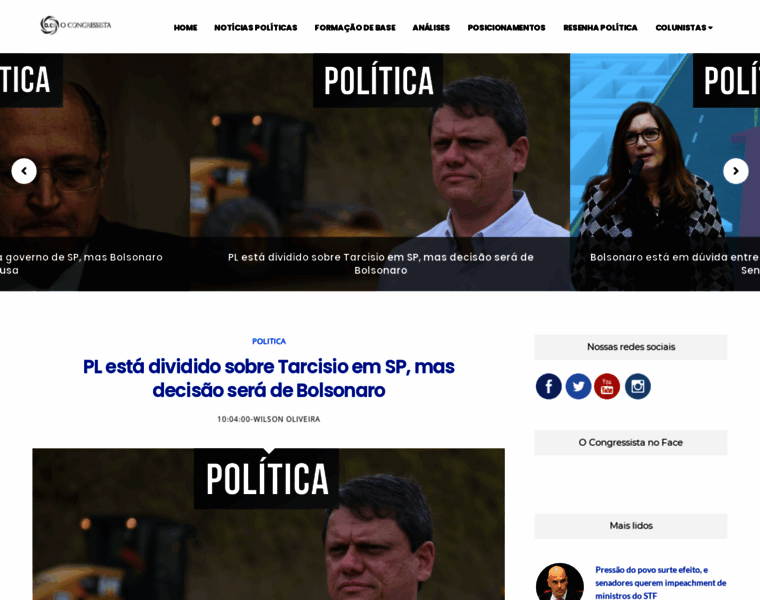 Ocongressista.com thumbnail
