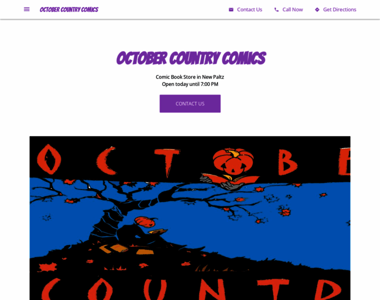 Octobercountrycomics.com thumbnail