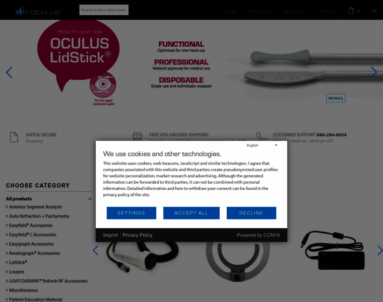 Oculus-onlineshop.com thumbnail