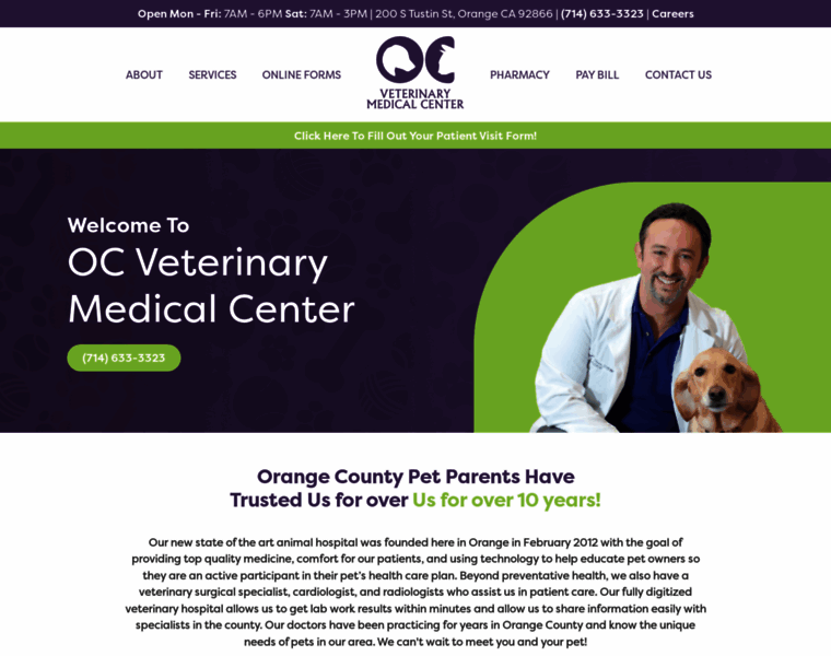 Ocvetmedcenter.com thumbnail