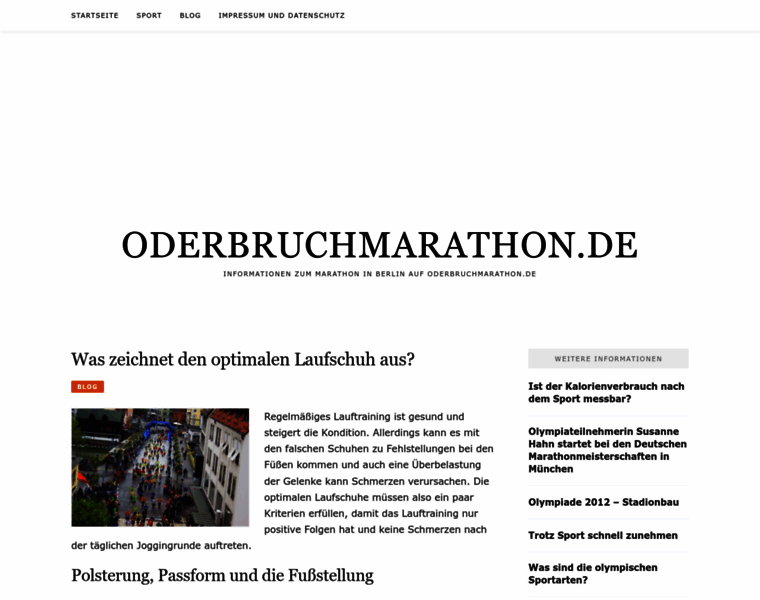 Oderbruchmarathon.de thumbnail