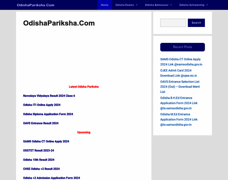 Odishapariksha.com thumbnail