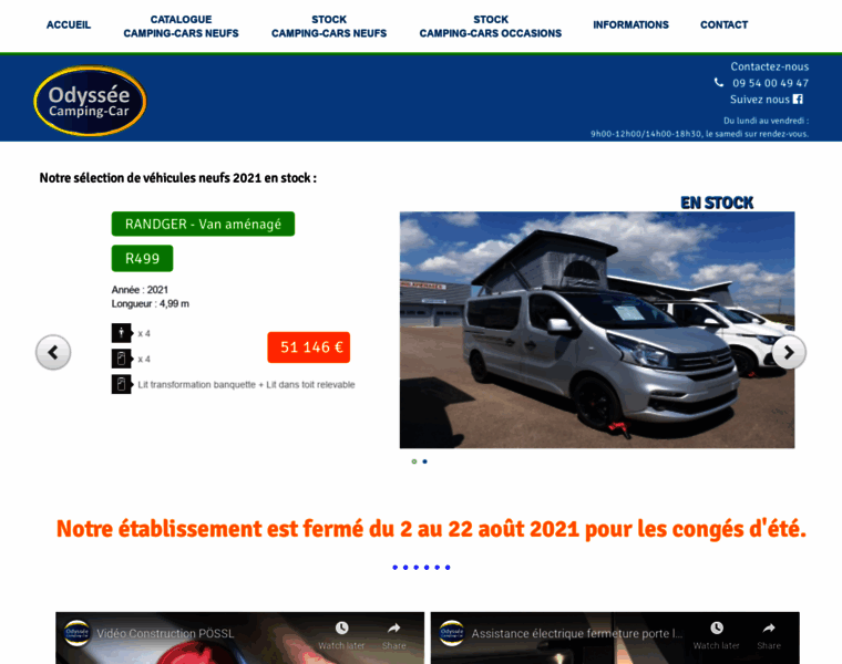 Odyssee-camping-car.fr thumbnail