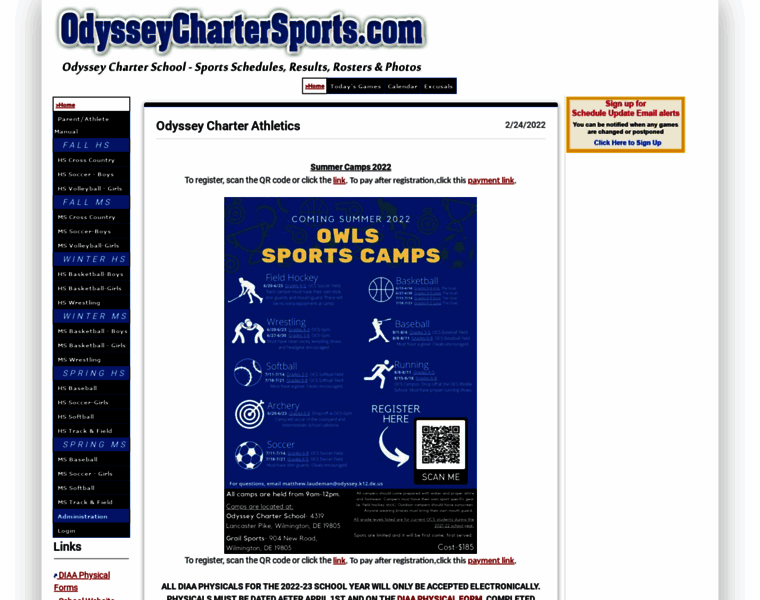 Odysseychartersports.com thumbnail