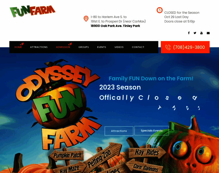 Odysseyfunfarm.com thumbnail