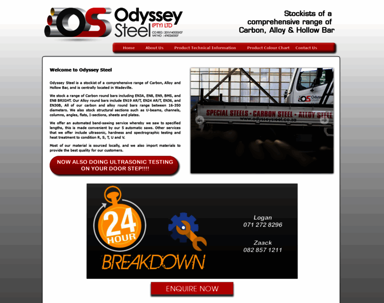 Odysseysteel.co.za thumbnail
