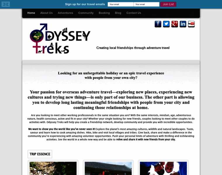 Odysseytreks.com thumbnail
