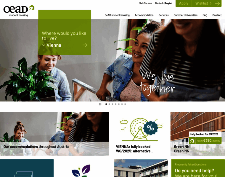 Oeadstudenthousing.at thumbnail
