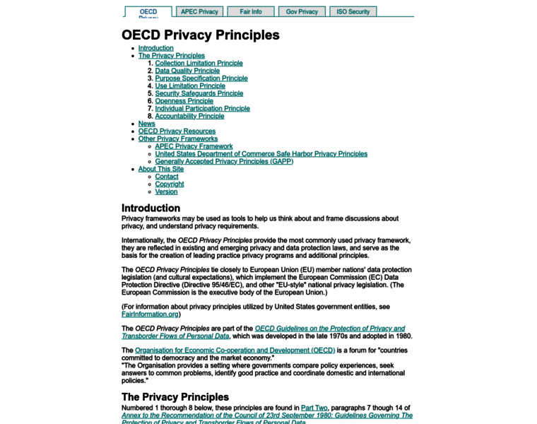 Oecdprivacy.org thumbnail
