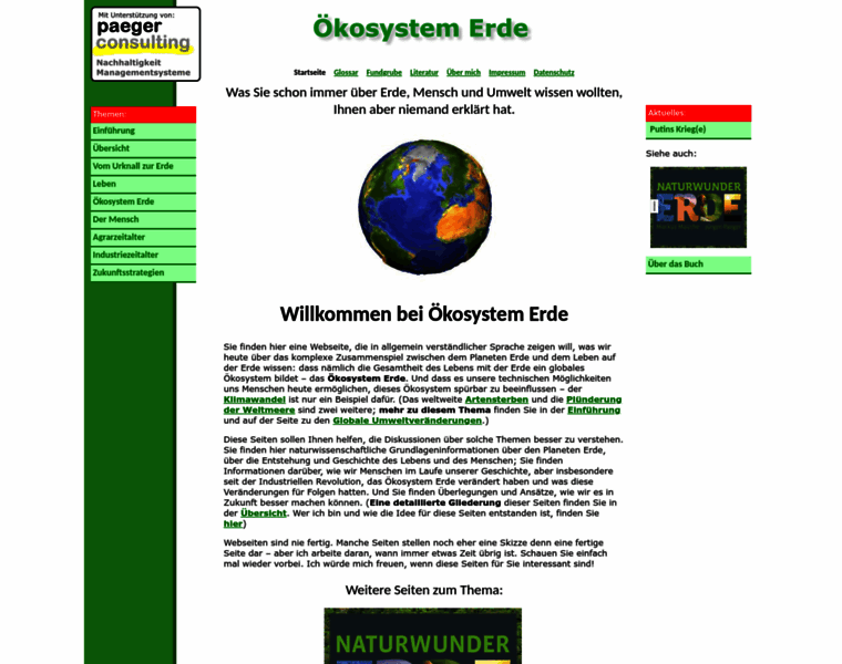 Oekosystem-erde.de thumbnail