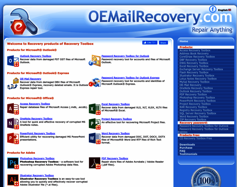 Oemailrecovery.com thumbnail