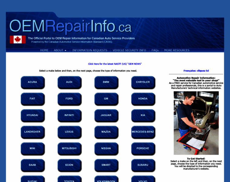 Oemrepairinfo.ca thumbnail Oemrepairinfo.ca thumbnail