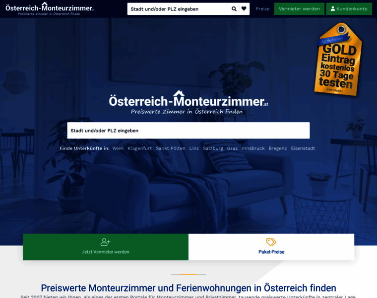 Oesterreich-monteurzimmer.at thumbnail